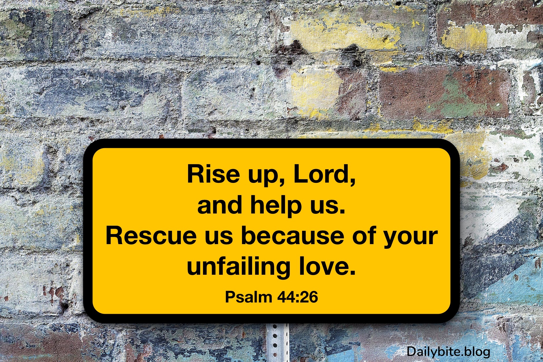 Day 44 Psalm 44 Daily Bite