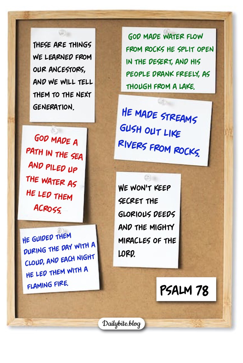 Day 77 Psalm 77 Daily Bite
